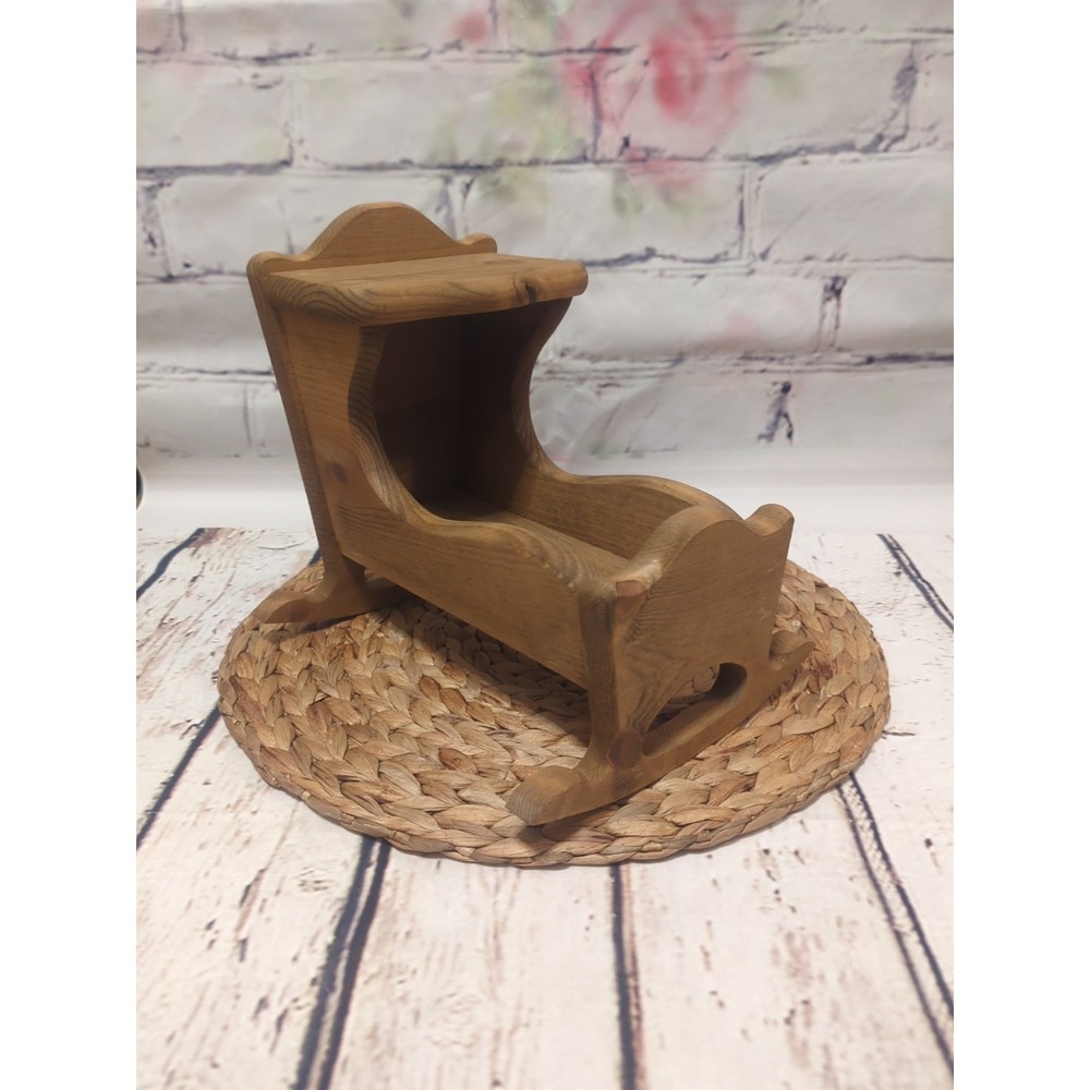 Wooden Doll‎ Cradle